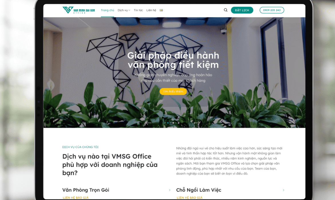 Van Minh Saigon Office Website Development