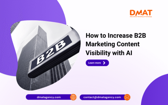 How to Increase B2B Marketing Content Visibility with AI DMAT